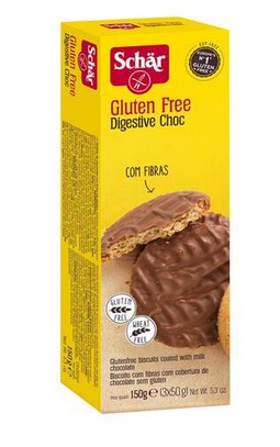 Dr Schar Gluten Free Digestive Chocolate Biscuit 150g