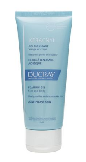 Ducray - Keracnyl Foaming Gel 200 ml, Pack of 1