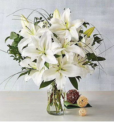 Elegance of Lilies Arrangement