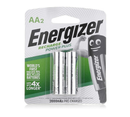 Energizer battery recharge power plus AA x2