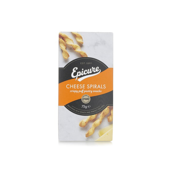Epicure cheese spirals 75g