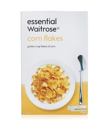Essential Waitrose corn flakes 500g