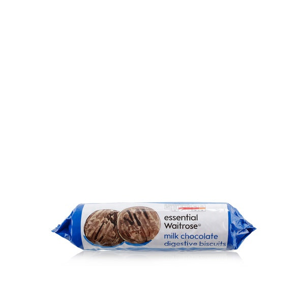 Essential Waitrose milk chocolate digestive biscuits 400g