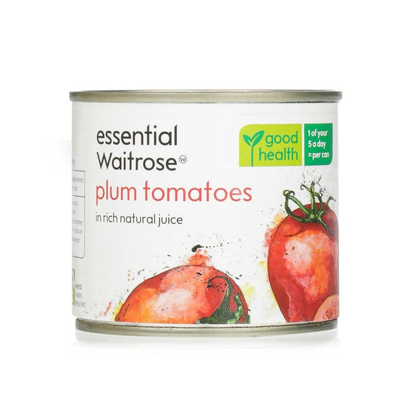 Essential Waitrose plum tomatoes 230g