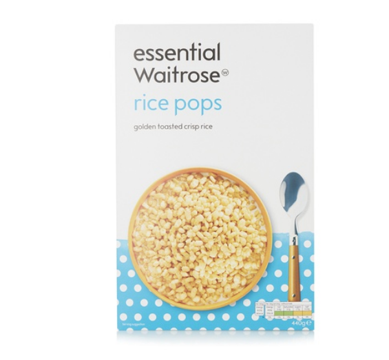 Essential Waitrose rice pops 440g