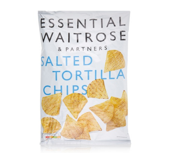 Essential Waitrose salted tortilla chips 200g