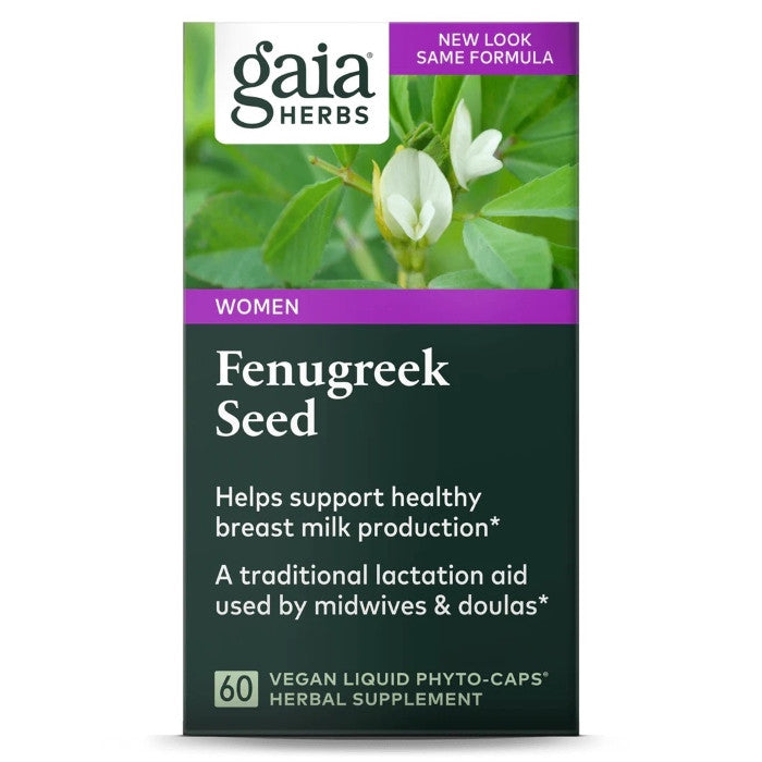 Gaia Herbs Fenugreek Seed 60 Capsules