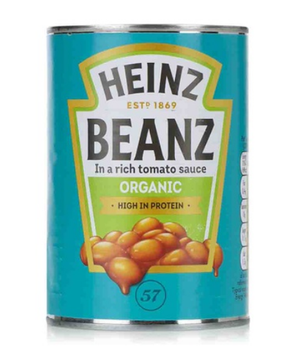 Heinz organic baked beans 415g
