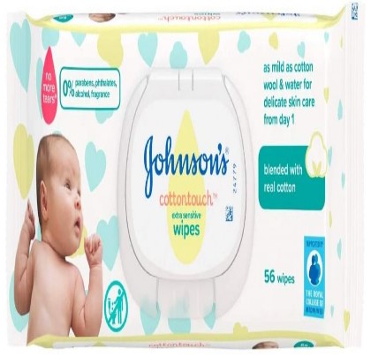 Johnson’s Baby Cottontouch Wipes 56\'s