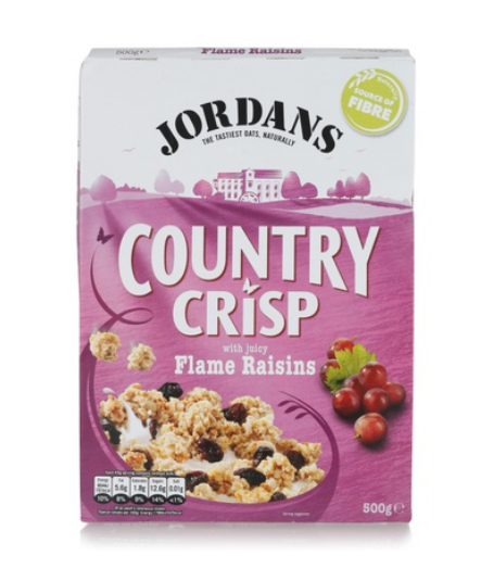 Jordans Country Crisp granola with flame raisins 500g
