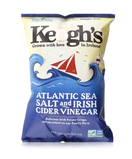 Keogh\'s sea salt & vinegar 125g