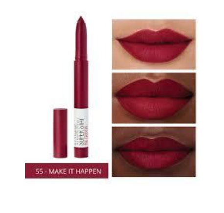 MAYBELLINE NEW YORK SUPER STAY INK CRAYON 55 MAKE IT HAPPEN