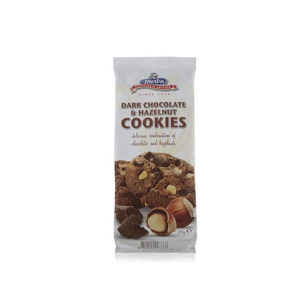 Merba dark choco & hazelnut cookies 200g