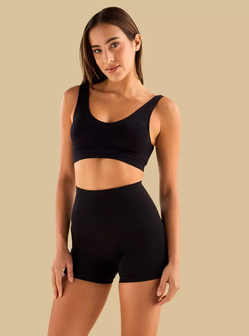 Padded Non-Wired Seamless Support Bra