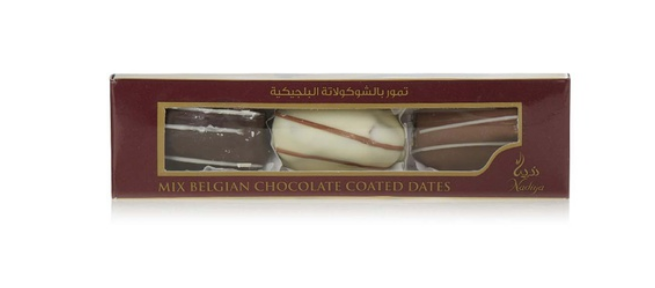 Nadiya mix belgian chocolate dates 36g