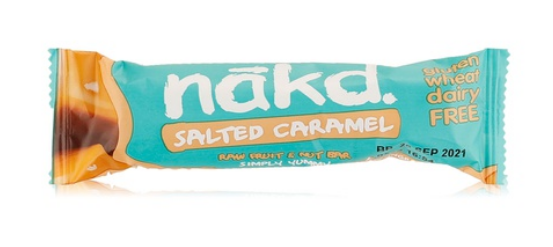 Nakd salted caramel bar 35g