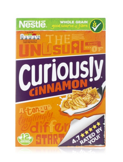Nestle Curiously Cinnamon 375g