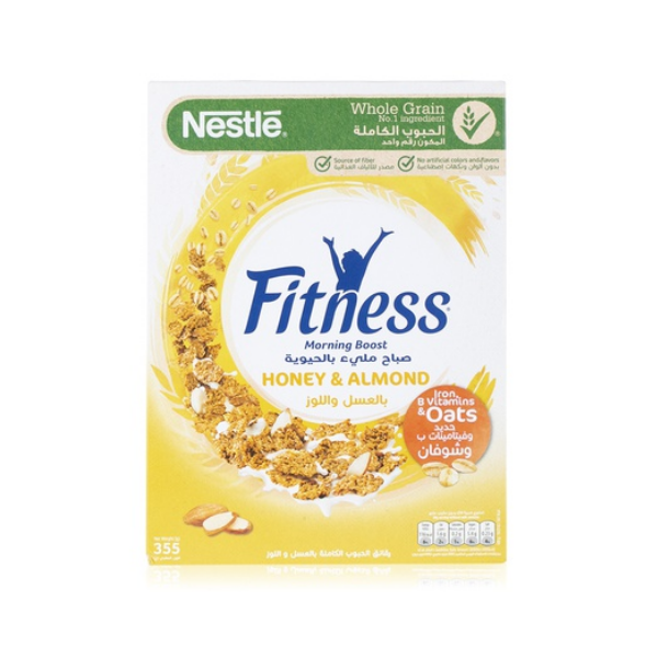 Nestle Fitness honey & almond cereal 355g