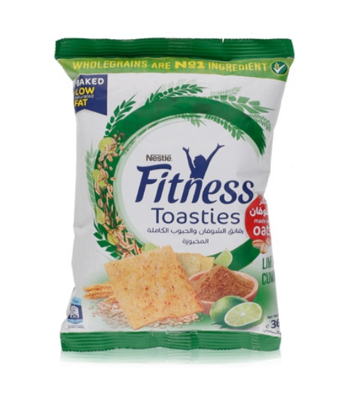 Nestle Fitness lime & cumin toasties 36g