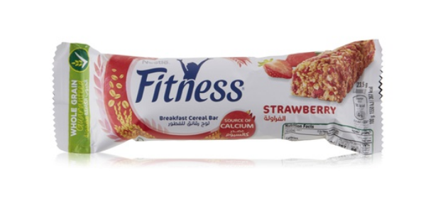 Nestle Fitness strawberry cereal bar 23.5g