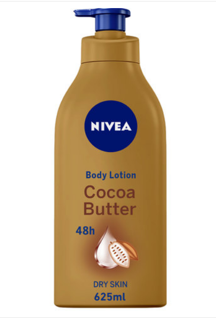 Nivea Body Care Body Lotion Cocoa Butter Dry Skin 625ml