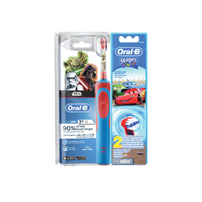 Braun Oral B D12 Vitality Kids Star Wars + Eb10-2k Brush Head