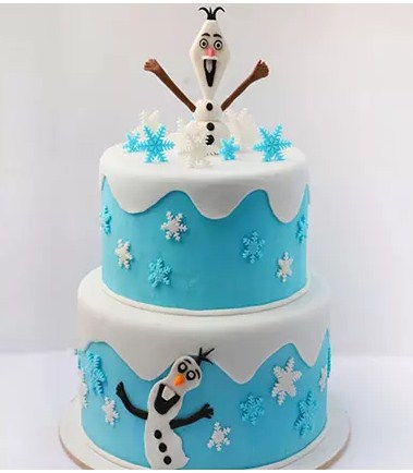 Olaf The Snowman Cake 5 Kg Vanilla Flavour
