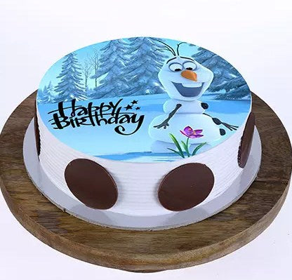 Olaf The Snowman Truffle Cake 1 Kg