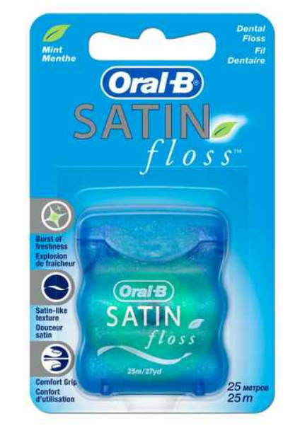 Oral-B Satin Floss Mint 25m