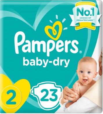 Pampers New Baby Dry Diapres Size 2 3-8kg 23 diapres