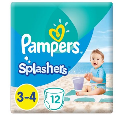 Pampers Splashers Swim Pants Size 3-4 6-12kg 12 diapres