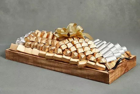 Patchi Chocolates Arrangement in Wood Tray