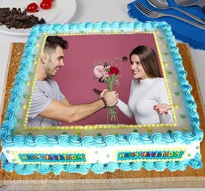 Perfect Frame Photo Cake- Truffle Half Kg