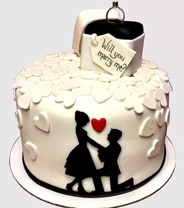 Propose Her Chocolate Cake