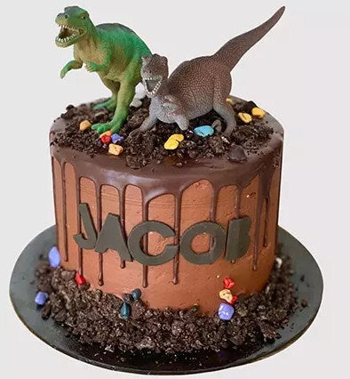 Roaring Dinosaurs Chocolate Cake