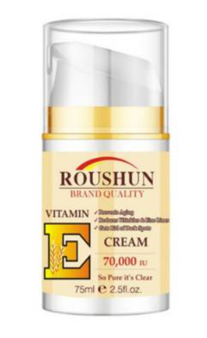 Roushun - Vitamin E Facial Moisturizer Anti-Aging cream 75g