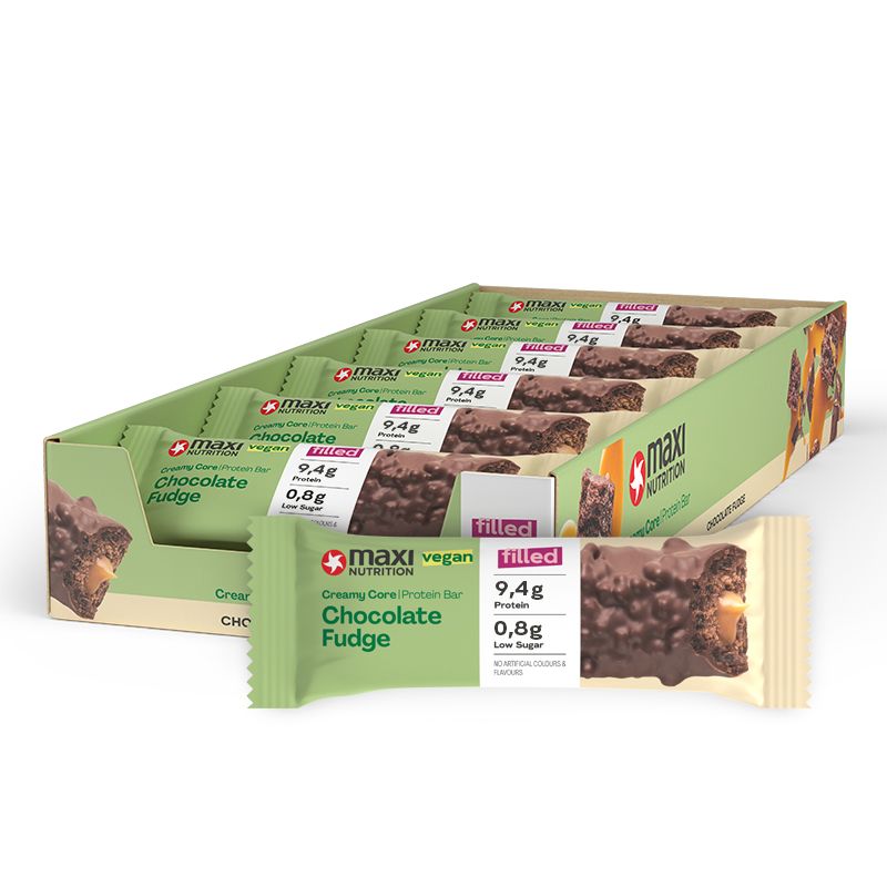 Maxi Nutrition Vegan Bar Chocolate Fudge 45G - Box of 12 pcs