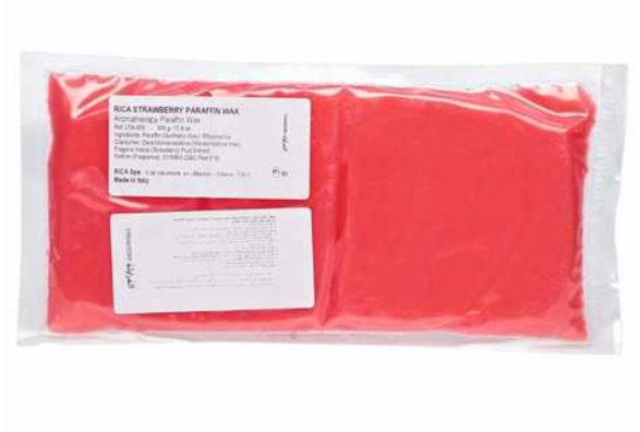 STRAWBERRY PARAFFIN WAX , 500 GMS
