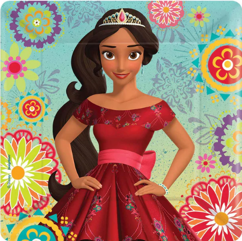 Elena Of Avalor Square Paper Plates 7in, 8pcs