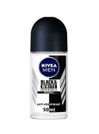 Nivea Black And White Invisible Original Deodorant Roll-On Clear 50ml