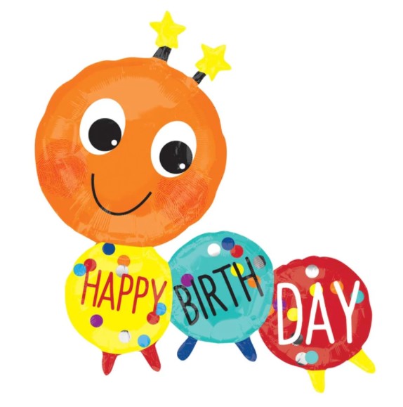 Birthday Bug SuperShape Balloon 27x30in