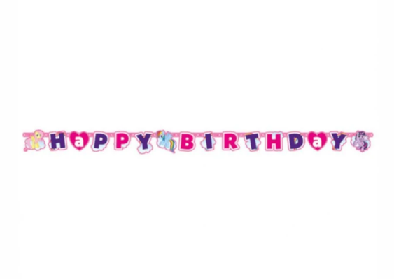 My Little Pony Rainbow Letter Banner