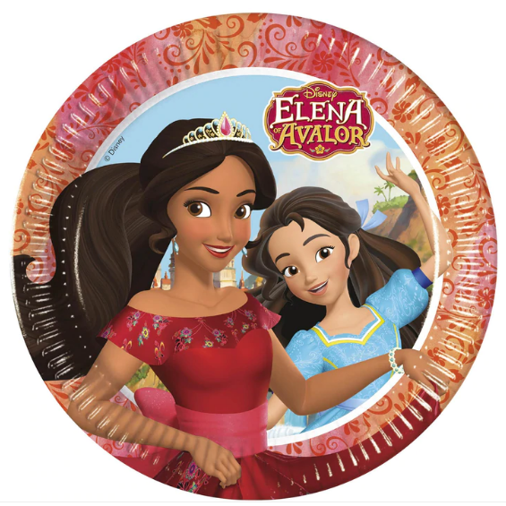 Disney Elena Of Avalor Round Paper Plates 9in 8pcs