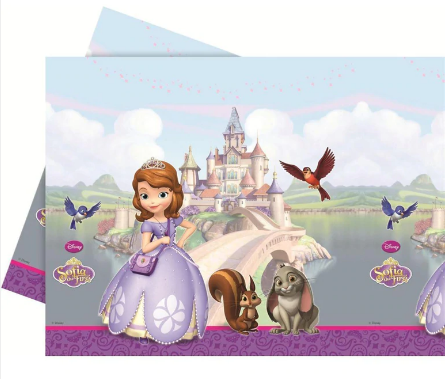Disney Sofia The First Plastic Tablecover 120 X 180cm