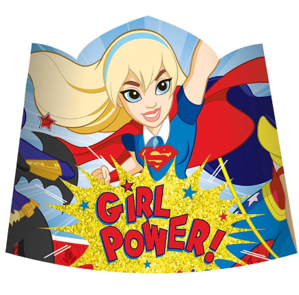 DC Superhero Girls Paper Tiara 8pcs