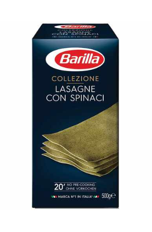 Barilla Collezione Lasagne Con Spinaci 500g