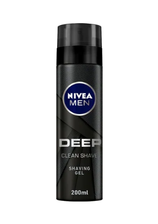 Nivea Deep Clean Shaving Gel Black 200ml