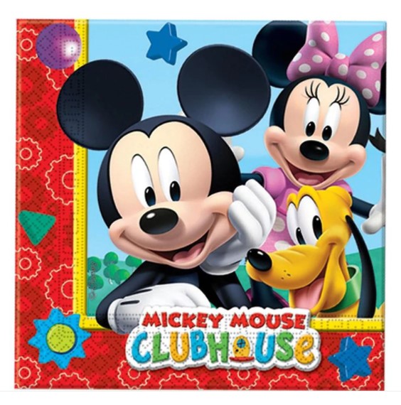 Disney Mickey Playful 2-Ply Paper Lunch Tissue, 20pcs