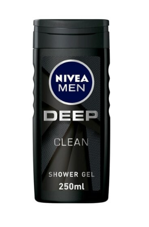 Nivea Deep Clean Shower Gel Black 250ml