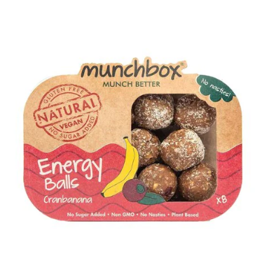 Munchbox Cranbanana Date Energy Balls 80g